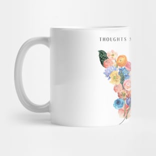 Thoughts Shape Your Reality | Manifestation Quote | Law of Attraction Principle | LOA Guide Mug